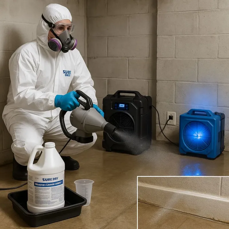 Sanitization and Odor Removal process in Manhasset Hills, NY